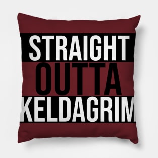 Straight Outta Keldagrim Pillow
