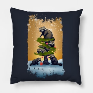 Christmas Tree Decoration raccool Pillow