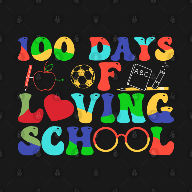100 days Of loving school by HassibDesign
