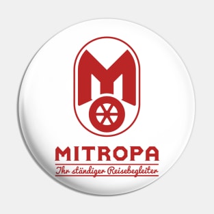 Mitropa logo - your constant travel companion (red) Pin