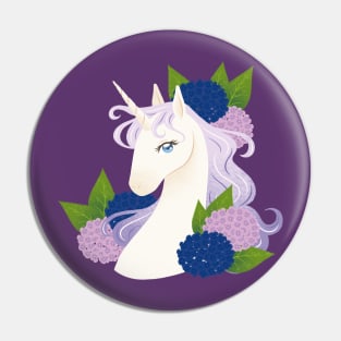 Unicorn Flowers Pin