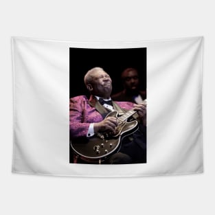 B B King Photograph Tapestry