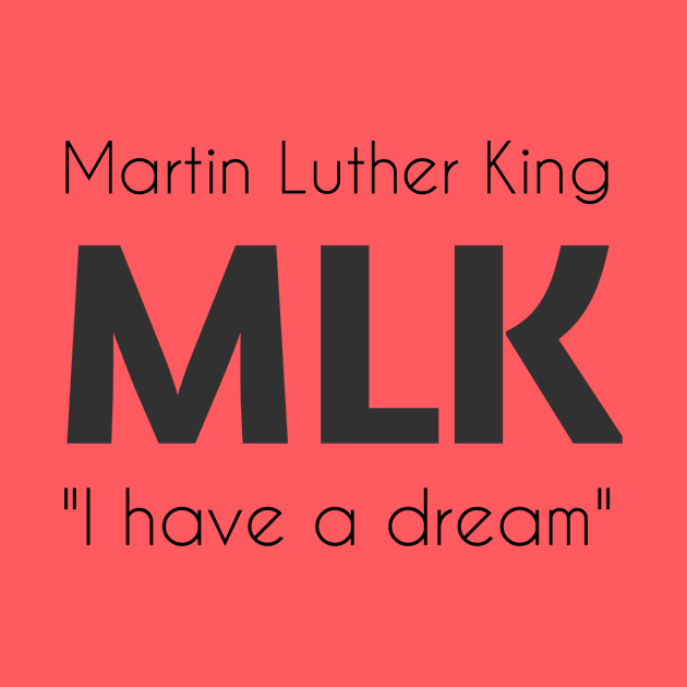 Martin Luther King - MLK "I have a dream". Light by DesignTon