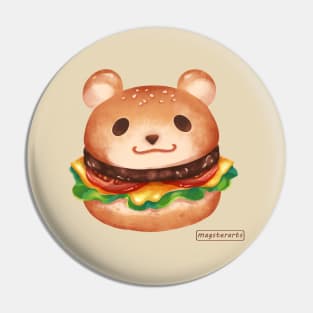 Mr. Burger Bear Pin