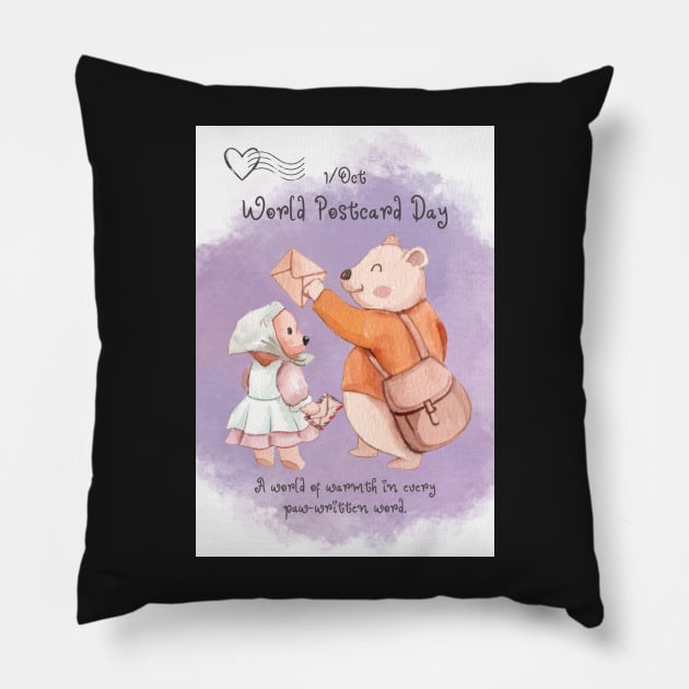 Paws of Affection | WPD 2023 Pillow by DaffodilArts