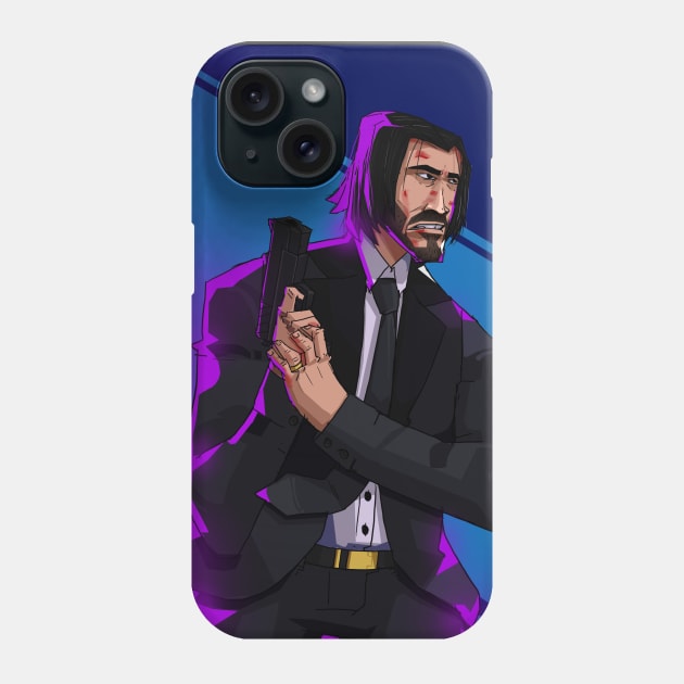 John Wick Phone Case by Allan