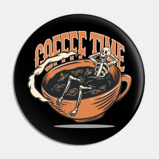 Coffee Time Pin