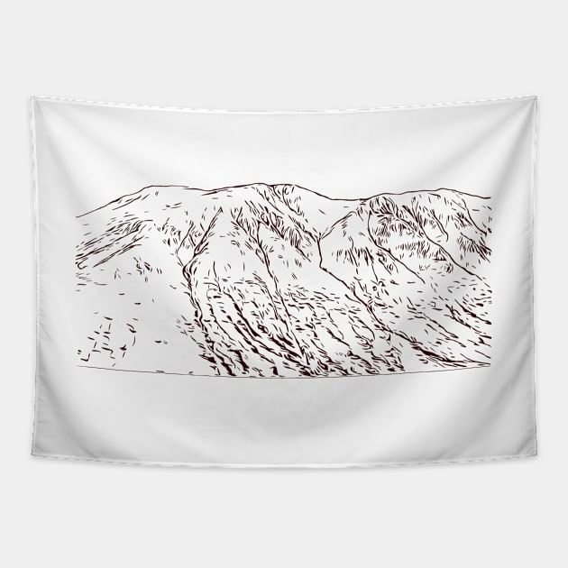 Ben Nevis Scotland design Tapestry by simplythewest