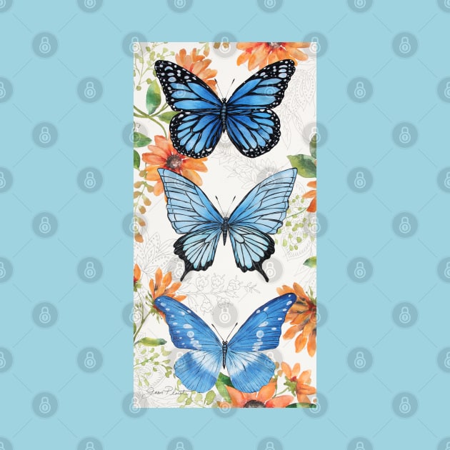 Garden Butterfly Joy A by Jean Plout Designs