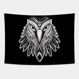 Crow Face Tapestry