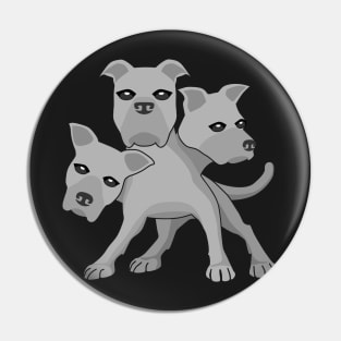 Grey Cerberus Pin