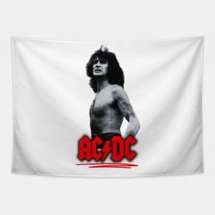 Vocalist Rock Band ACDC Tapestry