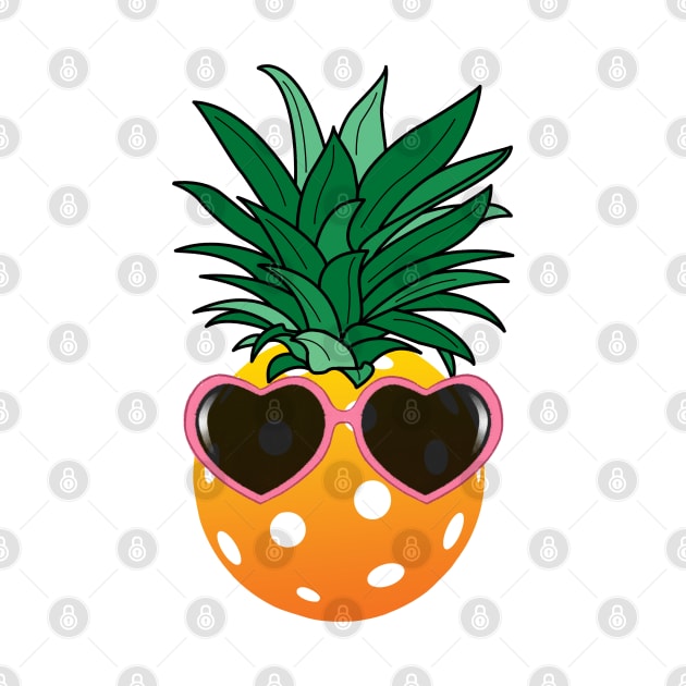 Pickleball pineapple by FK-UK