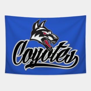 Coyotes Sports Logo Tapestry