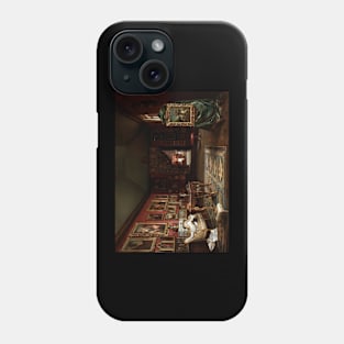 The Painter's Studio by Ignacio de Leon y Escosura Phone Case