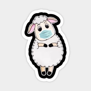 Masked Sheep Magnet