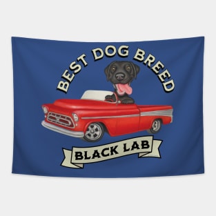 Black Lab Best Dog Breed Tapestry
