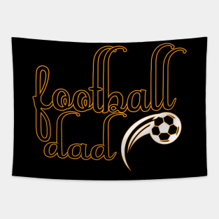 Foodball dad tee design birthday gift graphic Tapestry