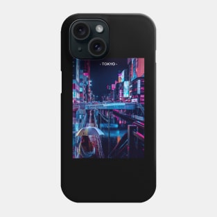 Tokyo Street Neon Synthwave Phone Case