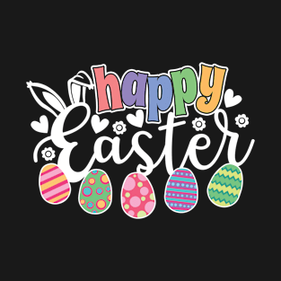 Happy Easter - Cute Easter Eggs Cute Easter Bunny Ear, Easter Holiday Gift For Men, Women & Kids T-Shirt