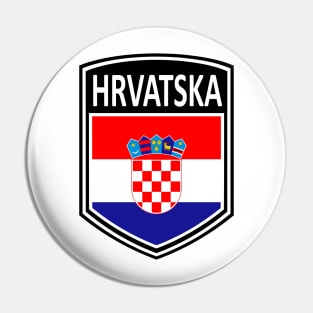 Flag Shield - Hrvatska Pin