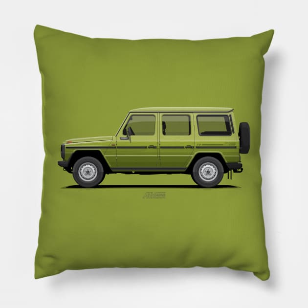 MB 300 GD LWB (W460) Agave Green Pillow by ARVwerks