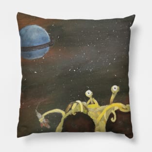 His Noodliness and the space faring infidels Pillow