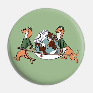 Earth Emergency thank you Weasel Team Pin