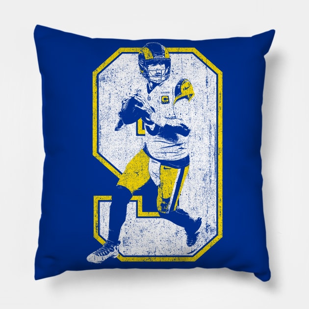 Matthew Stafford Pillow by huckblade