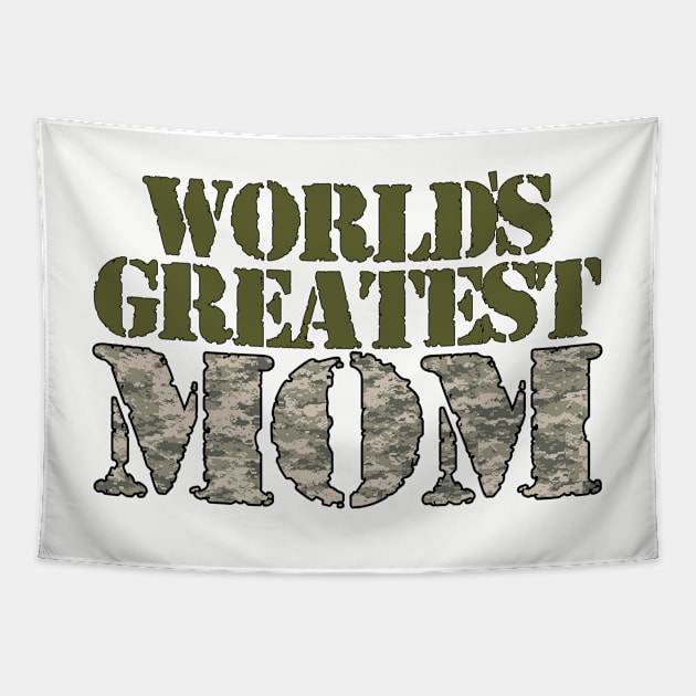 World's Greatest Mom Tapestry by MonarchGraphics