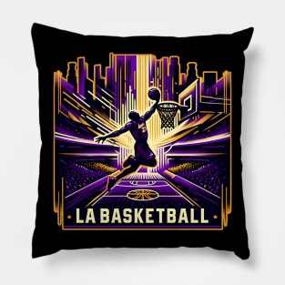 LA - NBA and Lakers Tribute Pillow