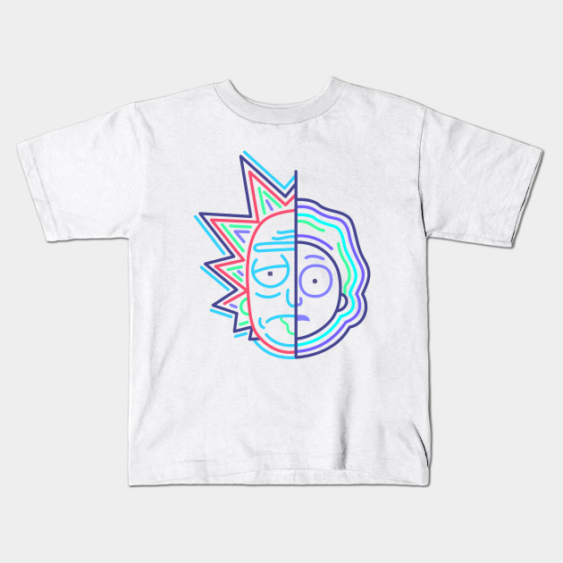 Rick Lines Rick And Morty Kids T Shirt Teepublic