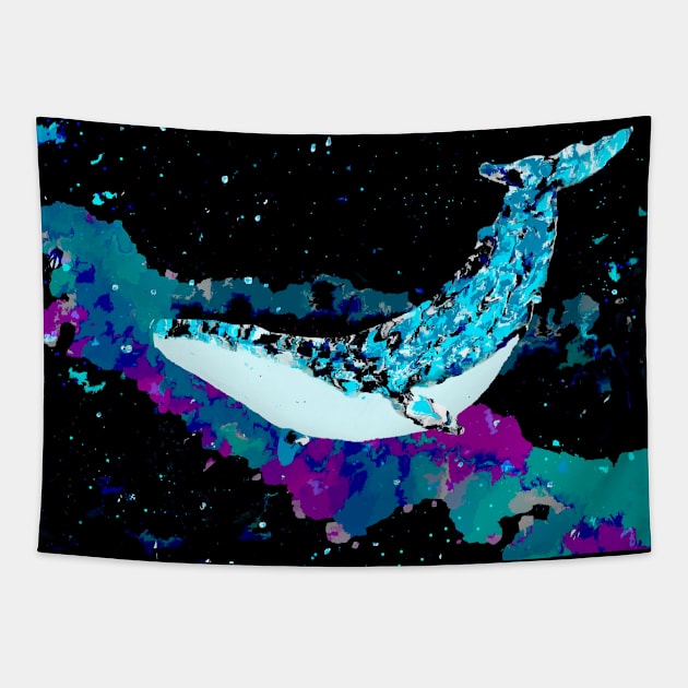 Splash in Space Tapestry by ScribbleStudioni
