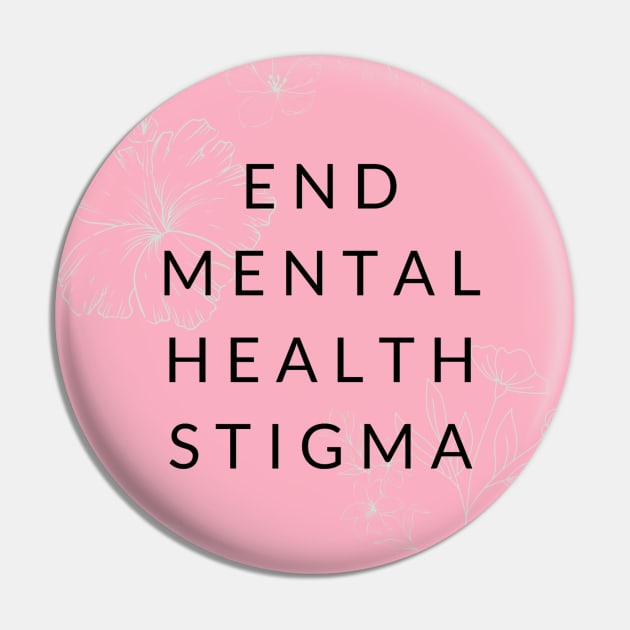 End Mental Health Stigma Pin by SPOKN