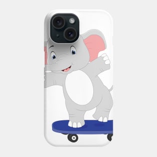 elephant skater Phone Case