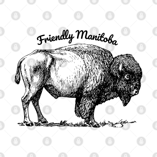 Friendly Manitoba Bison by We Are Manitoba