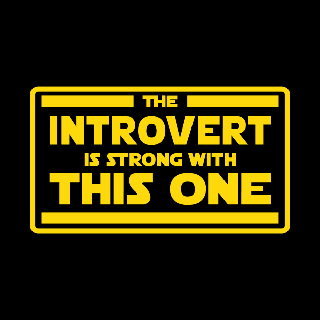 The Introvert is Strong by BignellArt