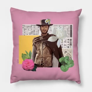 The good, the bad and the ugly collage Pillow