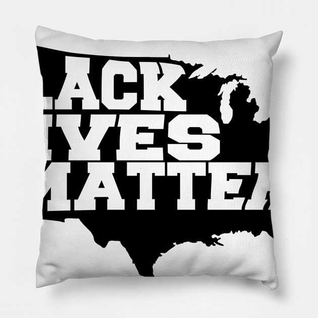 Black live matter Pillow by zebra13