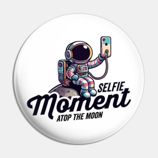 Selfie Moment - Atop the Moon Pin