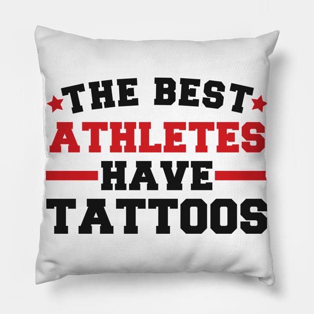 athlete birthday present Pillow by SerenityByAlex