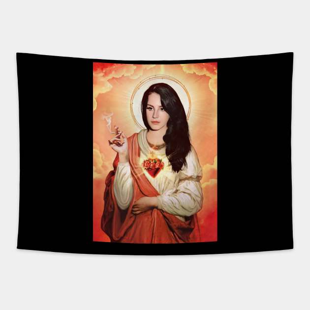 Saint Lana del rey Tapestry by asmokian