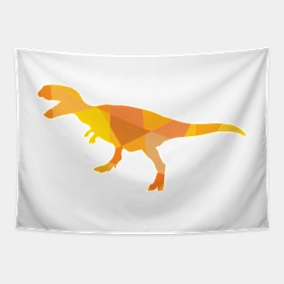 Tiranosaurus rex in orange mix colors Tapestry