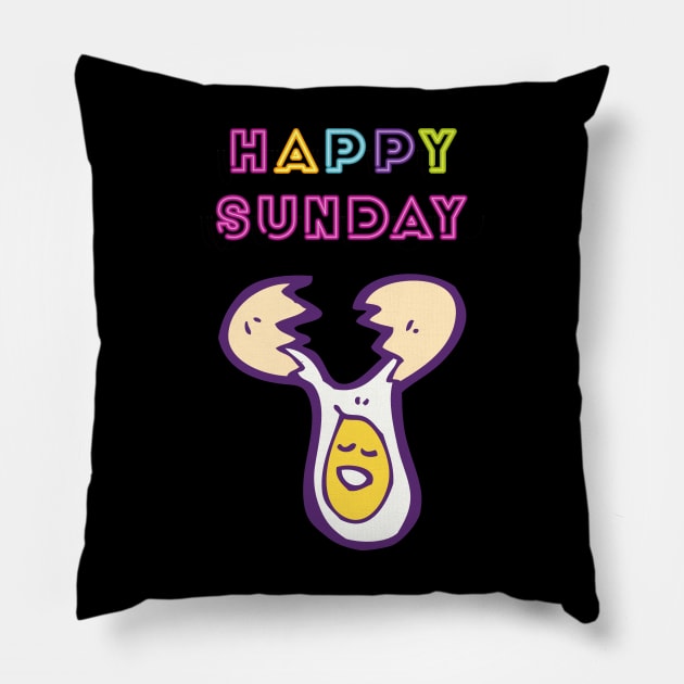 happy easter Pillow by Pro-tshirt