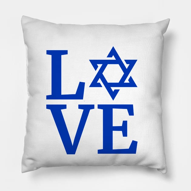 Love for Israel Pillow by SquirrelQueen