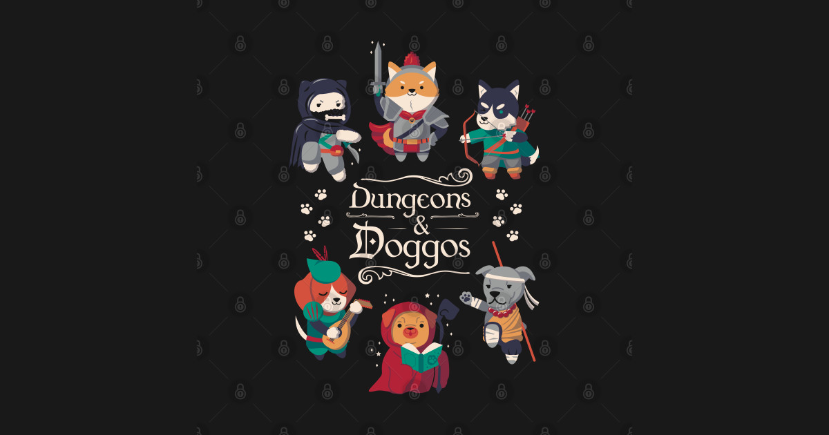 dungeons and doggies shirt