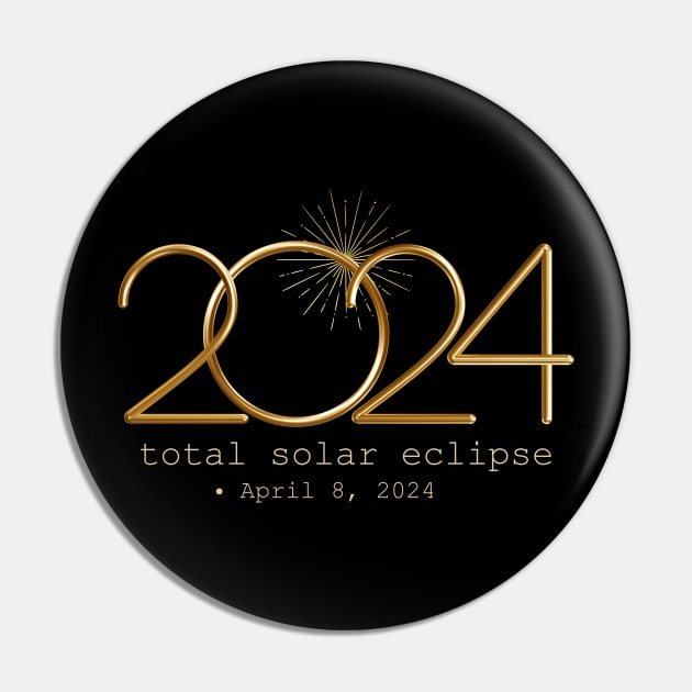 2024 Total Solar Eclipse Pin by Etopix