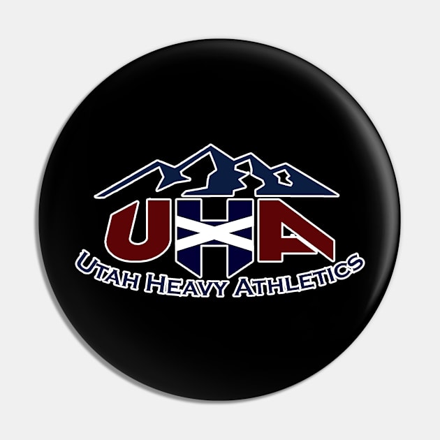 UHA logo Pin by Utah Heavy Athletics