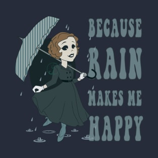 Old Cartoon Style pin up - Rain T-Shirt