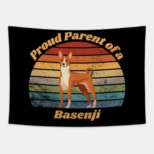 Proud Parent of a Basenji Tapestry